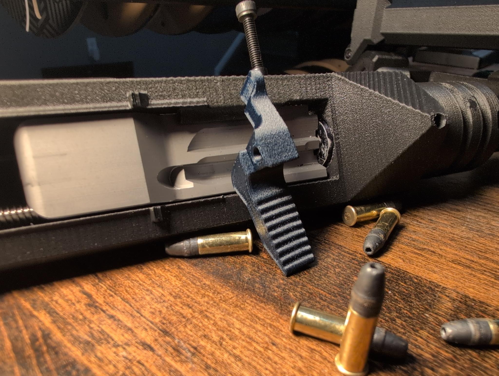 Ruger 10/22 Extended Magazine Release - Carbon Fiber