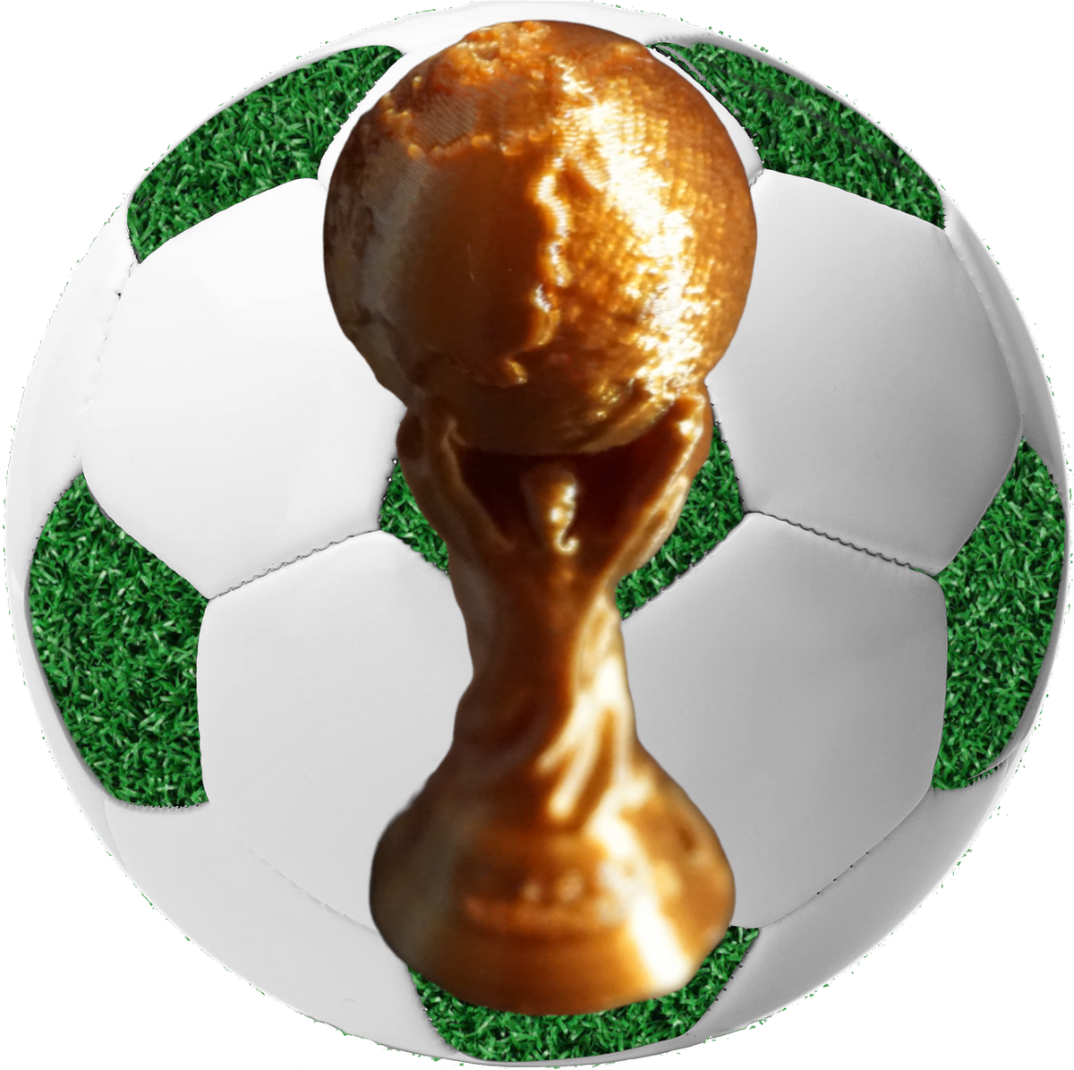 World Cup Style Trophy Keychain