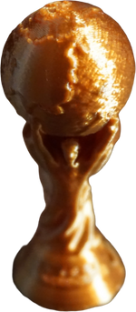 World Cup Style Trophy Keychain