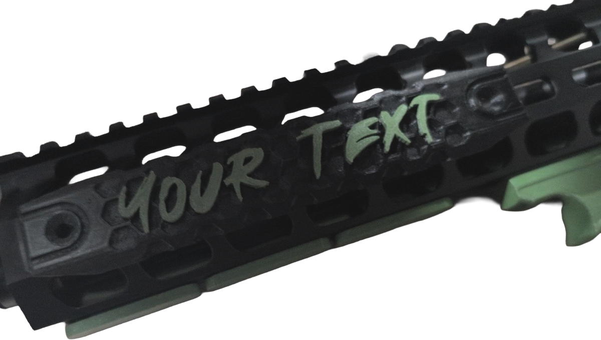 Customized Carbon Fiber M-LOK Rail Cover