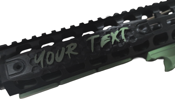 Customized Carbon Fiber M-LOK Rail Cover