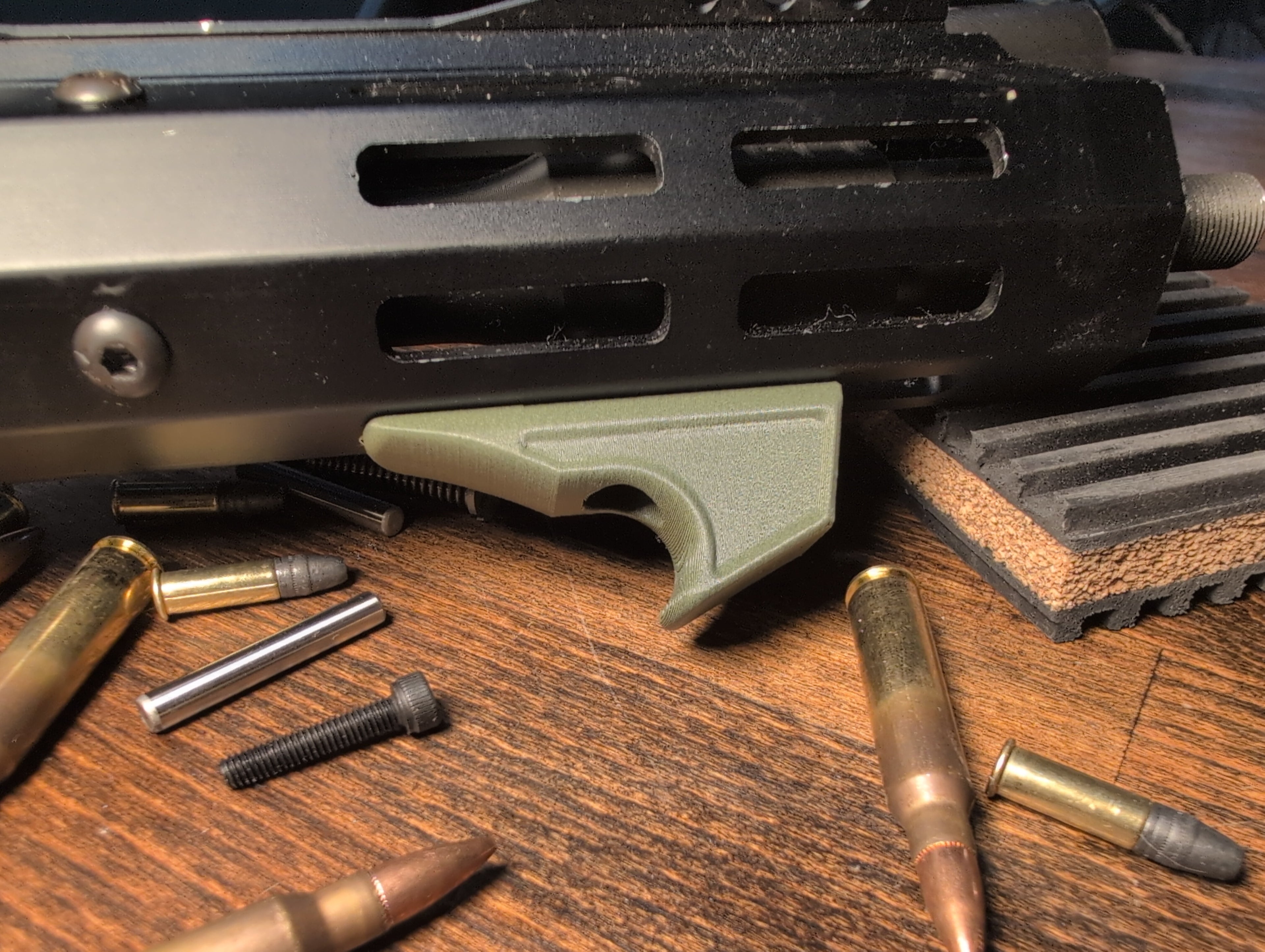 Low Profile MLOK Handstop - Reversible - Carbon Fiber