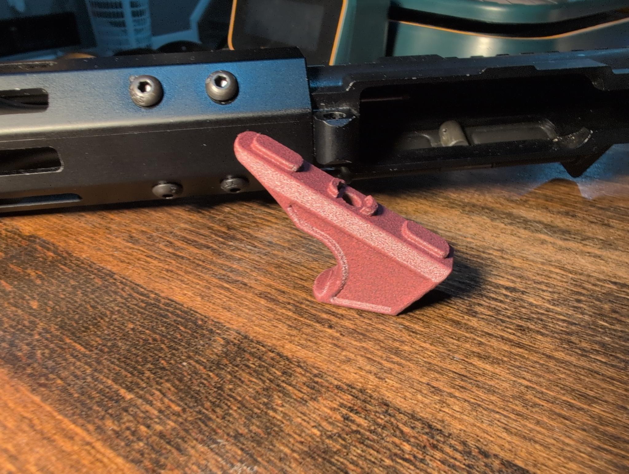 Low Profile MLOK Handstop - Reversible - Carbon Fiber